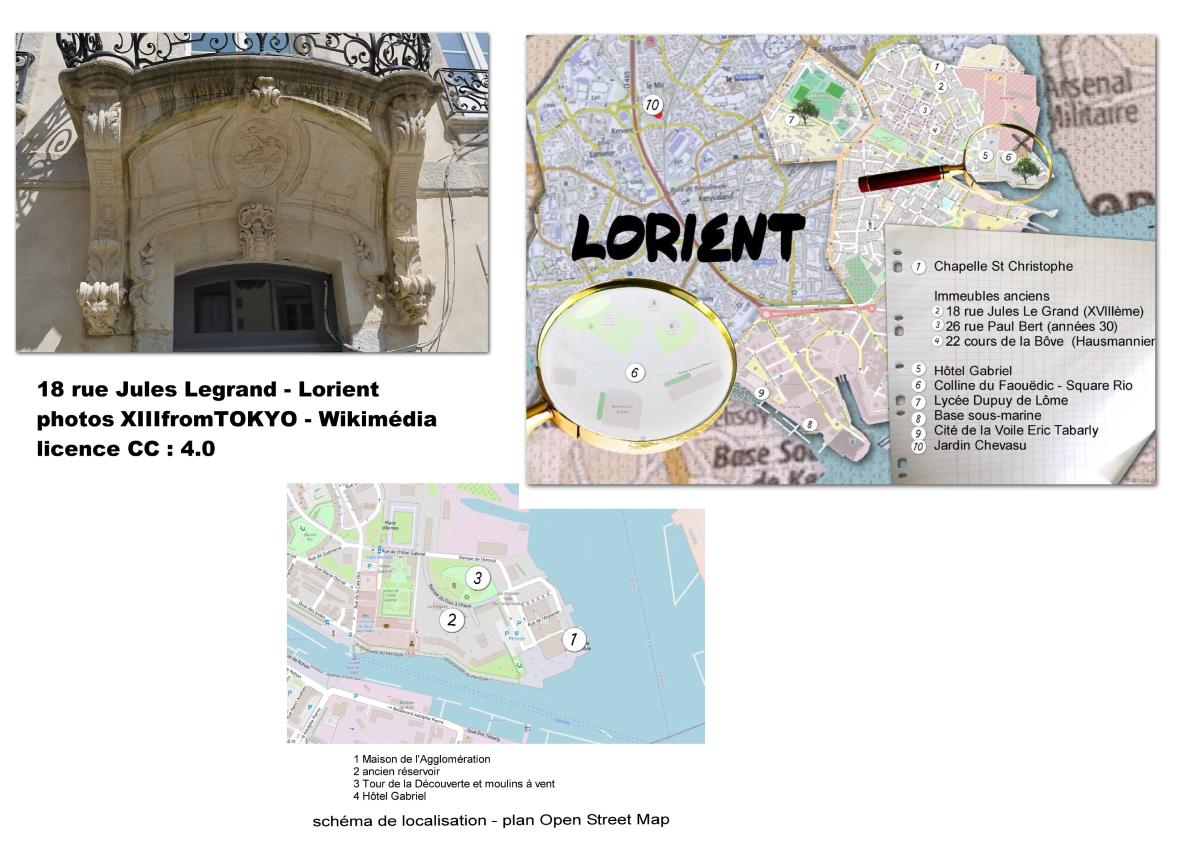 BRETAGNE Fiche n° 13 - LORIENT VANNES (ou presque :) Lorient
